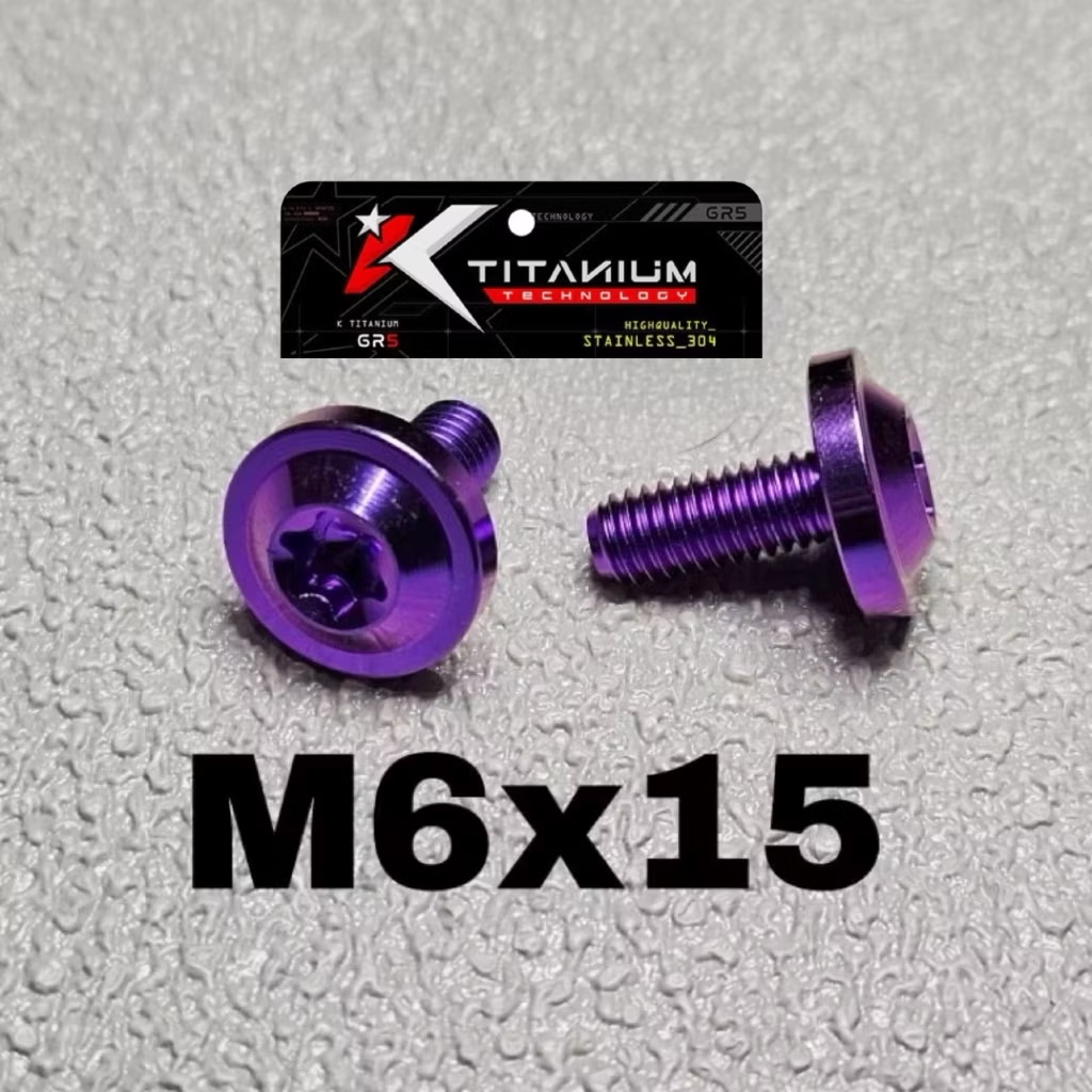 BAUT TITANIUM M6x15 BIG