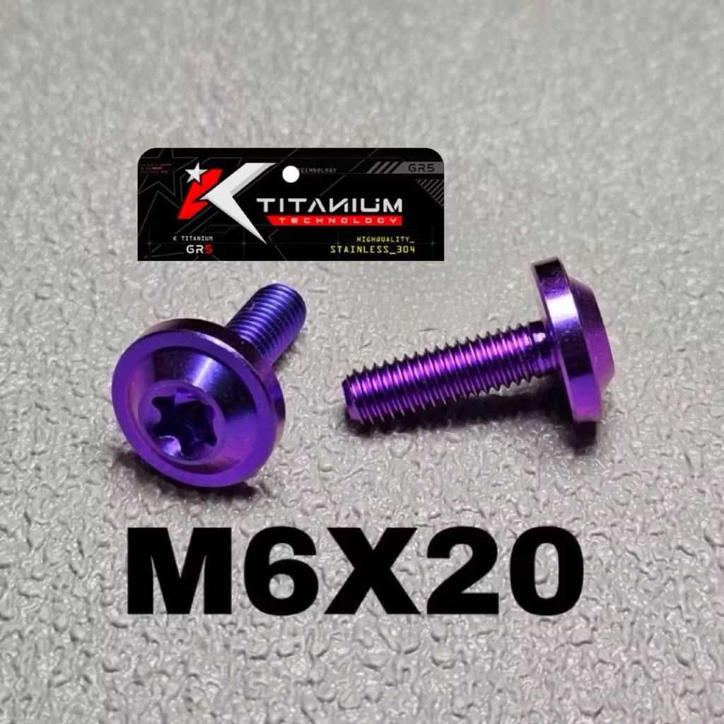 BAUT TITANIUM M6x20 BIG