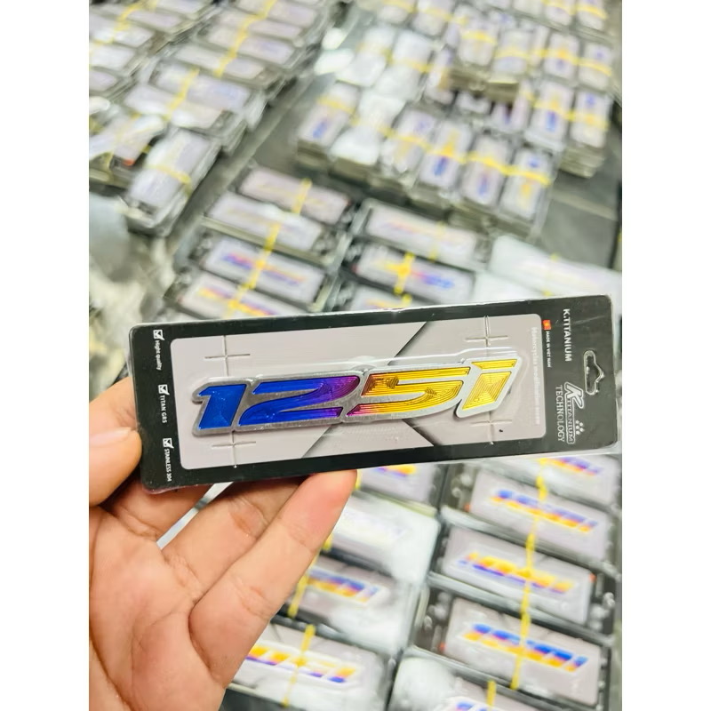 Emblem Logo 125i Titanium Original Vietnam
