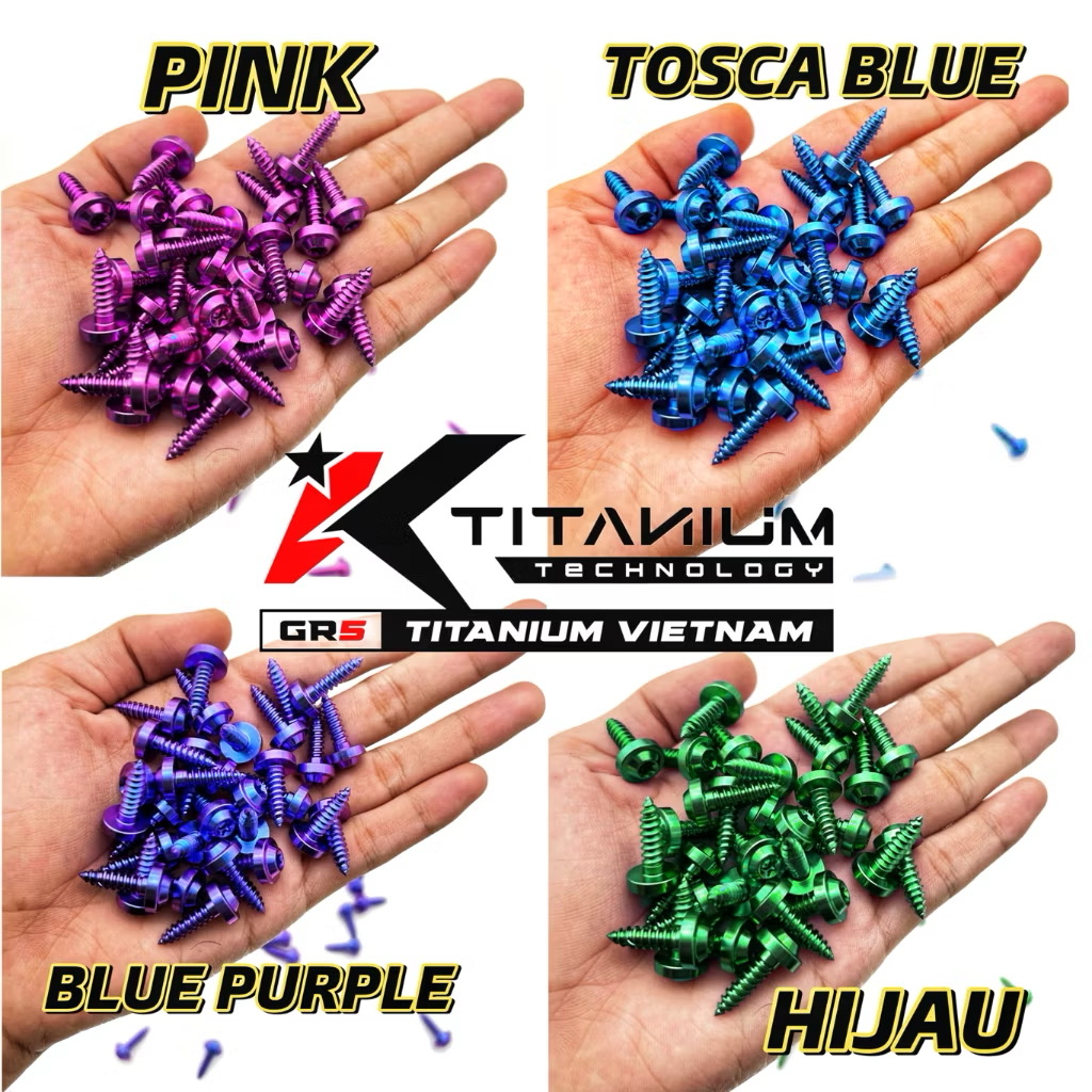 BAUT BODY TITANIUM YAMAHA & HONDA HARGA SATUAN