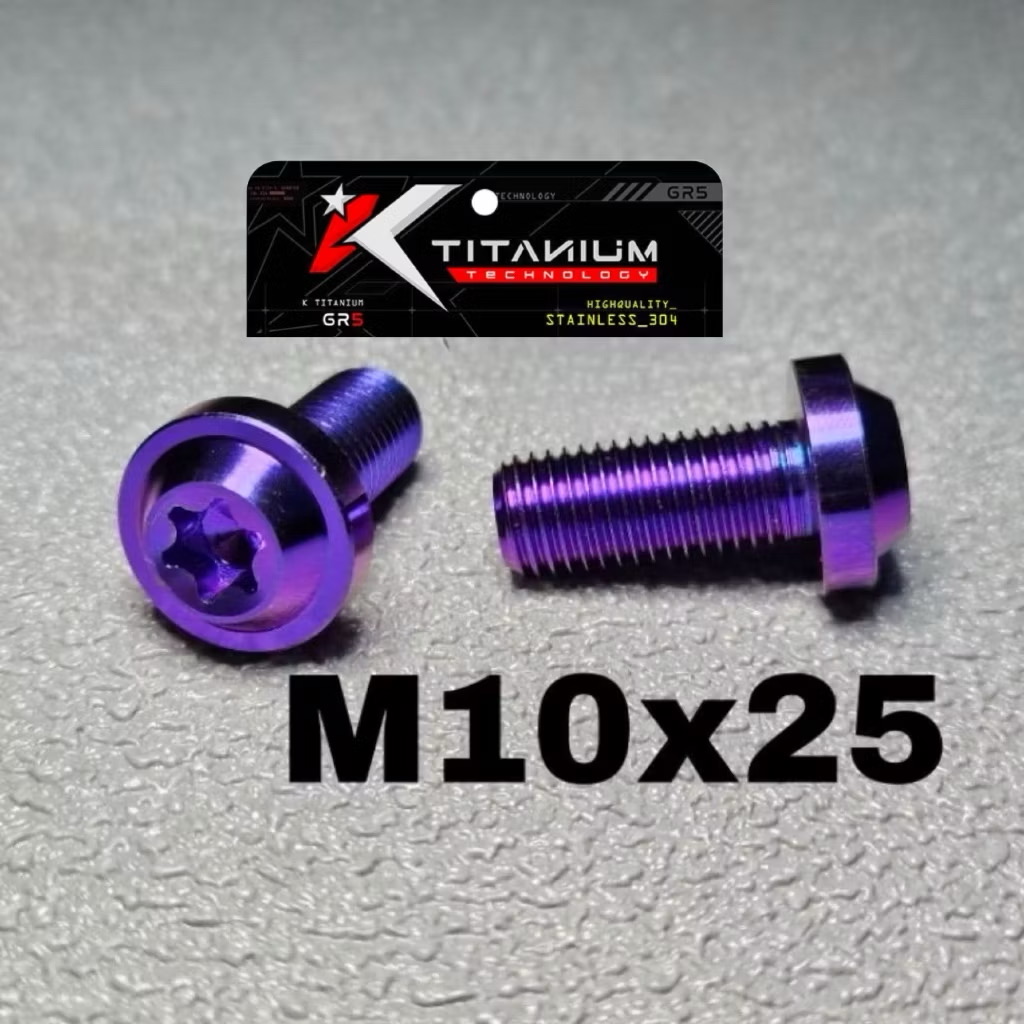 BAUT TITANIUM M10x25 BIG GR5