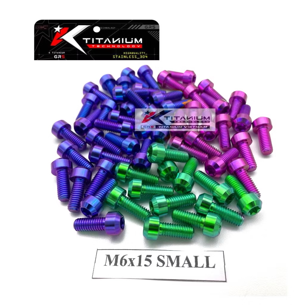 BAUT TITANIUM M6x15 SMALL GR5