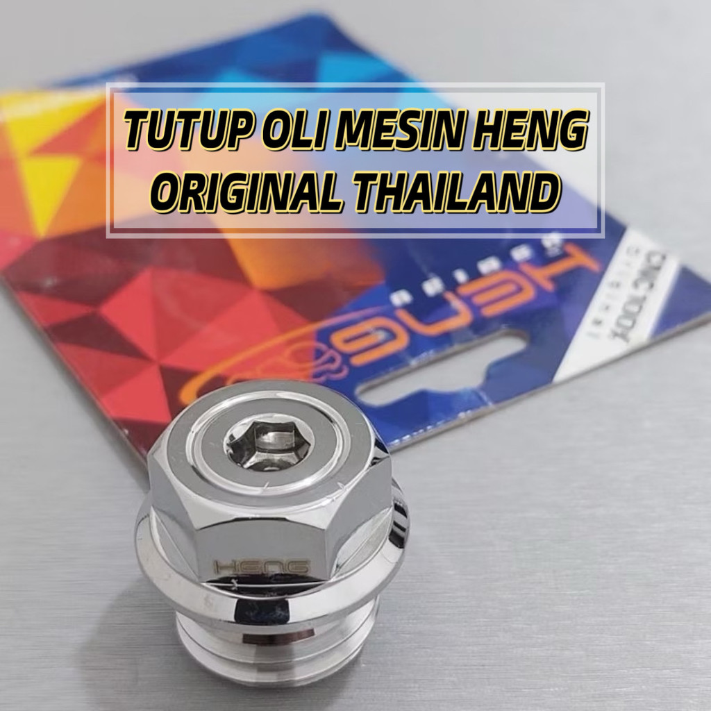 HENG TUTUP OLI MESIN 2KUNCI  UNIVERSAL SEMUA MOTOR